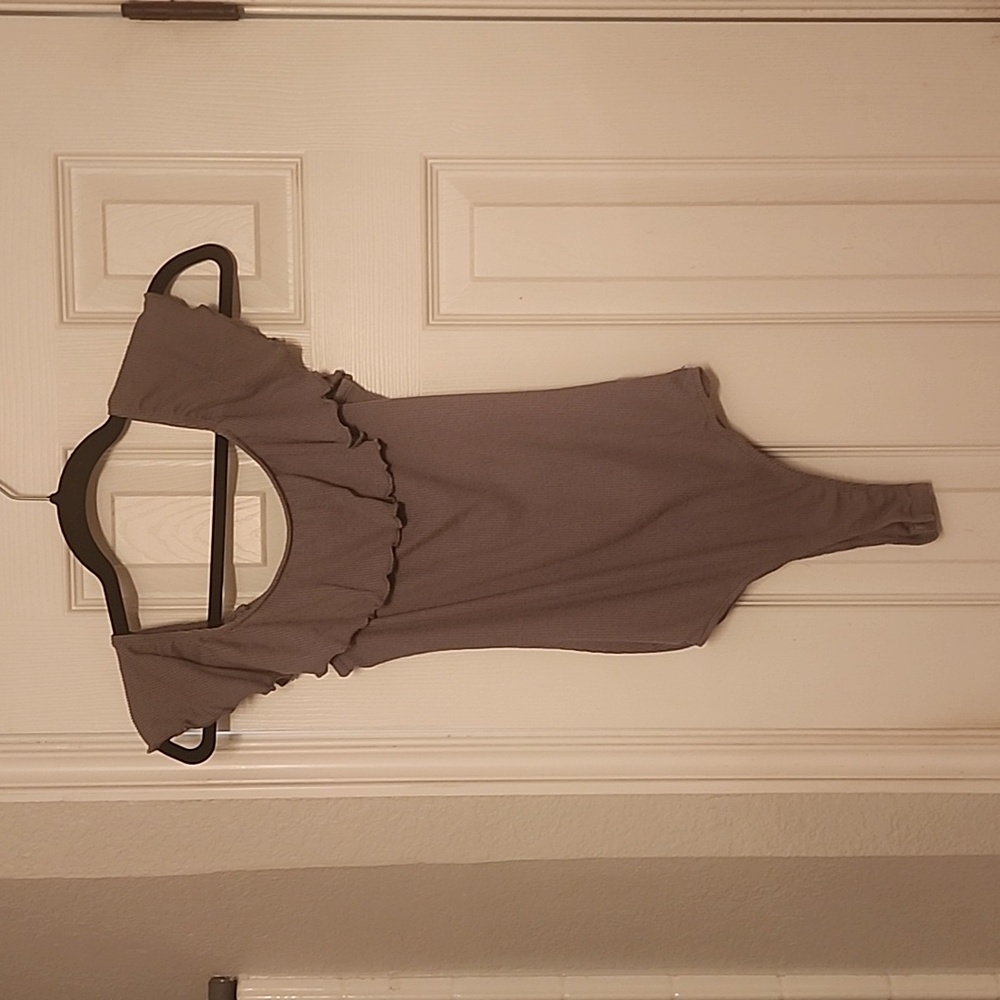 Gray Bodysuit